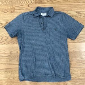 Men’s Express Short Sleeve Quarter Button Down Dress shirt